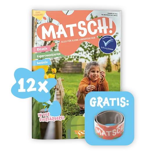 Matsch Heft mit Farbklecks in dem 12x steht.